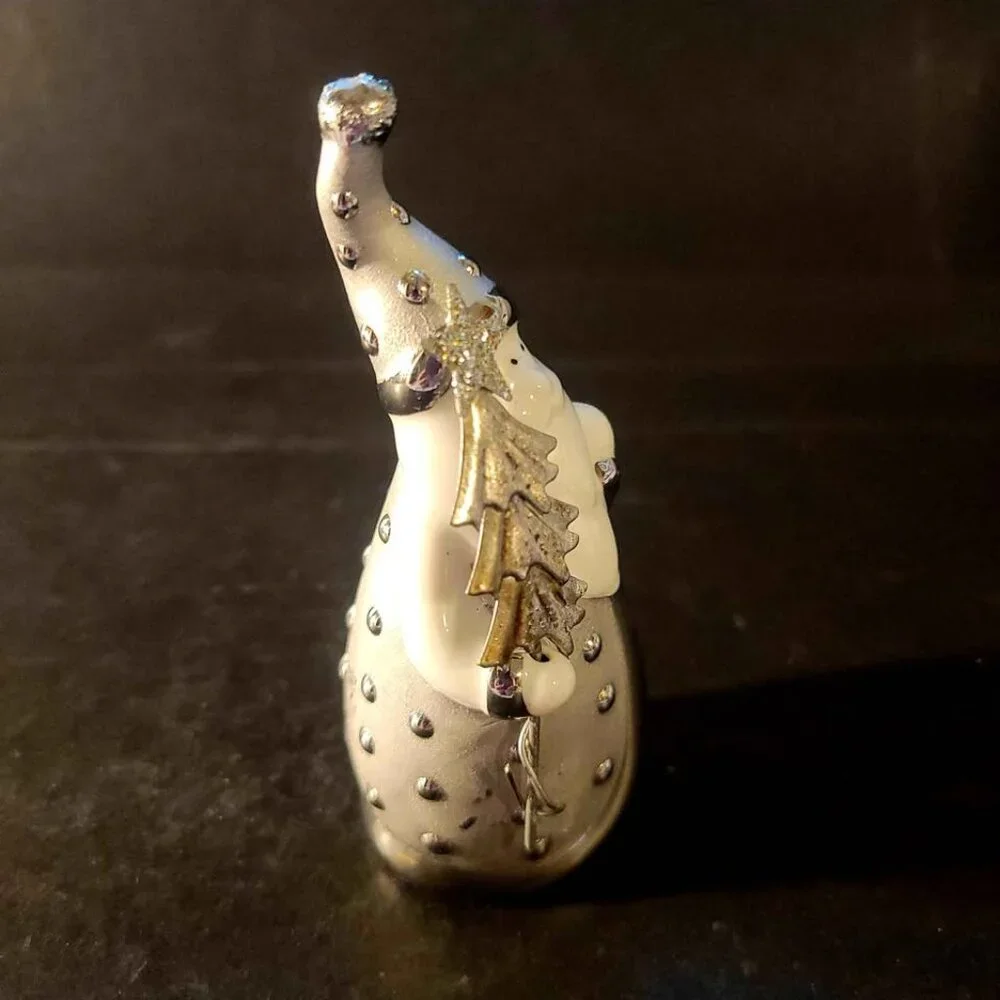 Pier 1 Imports Santa Pere Claus Christmas Ceramic Noel Figurine/Ornament
